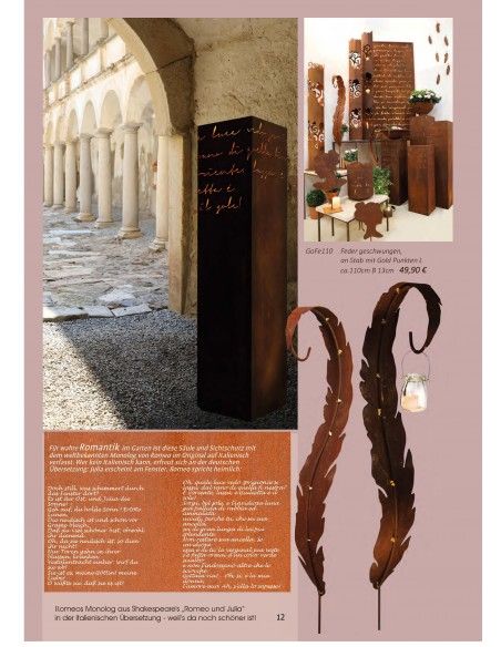 Frühling / Ostern Edelrost Deko Katalog 2019 gratis mit tollen Gartendeko Rost Ideen 

Momentan als Print  vergriffen! Bitte n