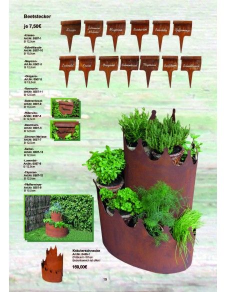 Frühling / Ostern Edelrost Deko Katalog 2019 gratis mit tollen Gartendeko Rost Ideen 

Momentan als Print  vergriffen! Bitte n