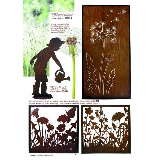 Frühling / Ostern Edelrost Deko Katalog 2019 gratis mit tollen Gartendeko Rost Ideen 

Momentan als Print  vergriffen! Bitte n