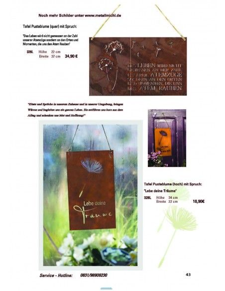 Frühling / Ostern Edelrost Deko Katalog 2019 gratis mit tollen Gartendeko Rost Ideen 

Momentan als Print  vergriffen! Bitte n