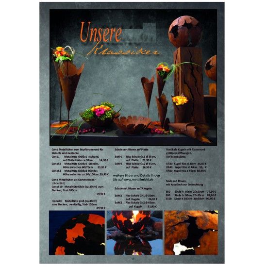 Frühling / Ostern Edelrost Deko Katalog 2019 gratis mit tollen Gartendeko Rost Ideen 

Momentan als Print  vergriffen! Bitte n