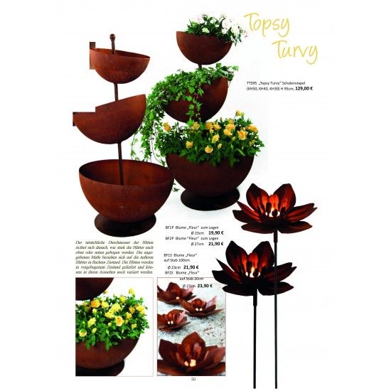 Frühling / Ostern Edelrost Deko Katalog 2019 gratis mit tollen Gartendeko Rost Ideen 

Momentan als Print  vergriffen! Bitte n