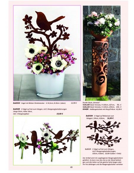 Frühling / Ostern Edelrost Deko Katalog 2019 gratis mit tollen Gartendeko Rost Ideen 

Momentan als Print  vergriffen! Bitte n