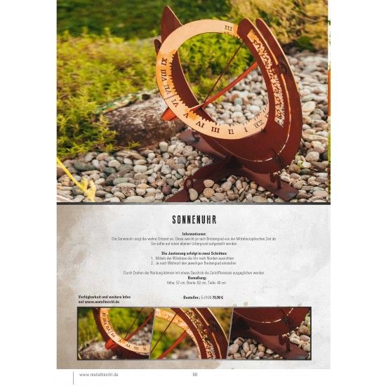 Frühling / Ostern Edelrost Deko Katalog 2019 gratis mit tollen Gartendeko Rost Ideen 

Momentan als Print  vergriffen! Bitte n