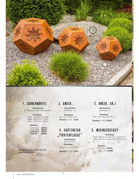 Frühling / Ostern Edelrost Deko Katalog 2019 gratis mit tollen Gartendeko Rost Ideen 

Momentan als Print  vergriffen! Bitte n