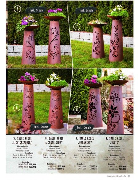 Frühling / Ostern Edelrost Deko Katalog 2019 gratis mit tollen Gartendeko Rost Ideen 

Momentan als Print  vergriffen! Bitte n