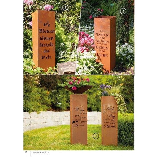 Frühling / Ostern Edelrost Deko Katalog 2019 gratis mit tollen Gartendeko Rost Ideen 

Momentan als Print  vergriffen! Bitte n