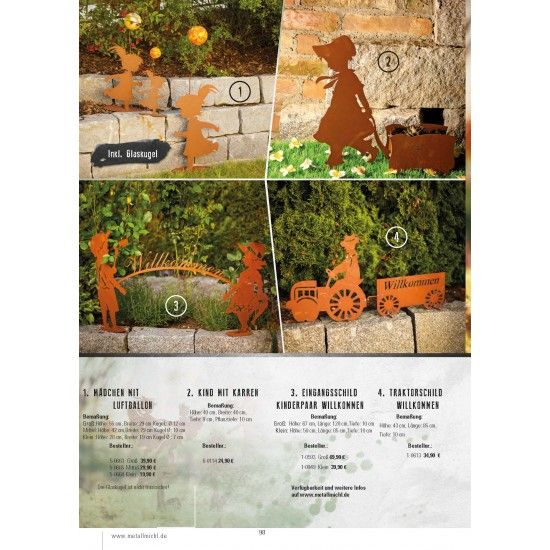 Frühling / Ostern Edelrost Deko Katalog 2019 gratis mit tollen Gartendeko Rost Ideen 

Momentan als Print  vergriffen! Bitte n