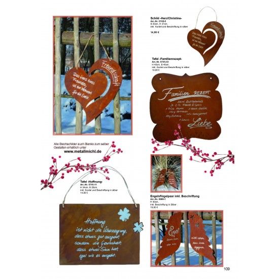 Frühling / Ostern Edelrost Deko Katalog 2019 gratis mit tollen Gartendeko Rost Ideen 

Momentan als Print  vergriffen! Bitte n