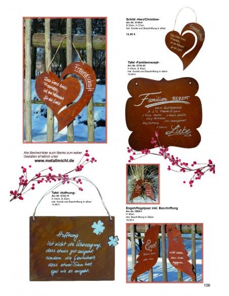 Frühling / Ostern Edelrost Deko Katalog 2019 gratis mit tollen Gartendeko Rost Ideen 

Momentan als Print  vergriffen! Bitte n