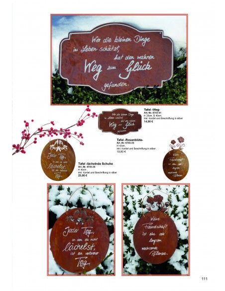 Frühling / Ostern Edelrost Deko Katalog 2019 gratis mit tollen Gartendeko Rost Ideen 

Momentan als Print  vergriffen! Bitte n