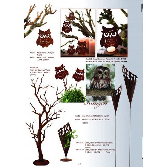 Frühling / Ostern Edelrost Deko Katalog 2019 gratis mit tollen Gartendeko Rost Ideen 

Momentan als Print  vergriffen! Bitte n