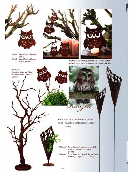 Frühling / Ostern Edelrost Deko Katalog 2019 gratis mit tollen Gartendeko Rost Ideen 

Momentan als Print  vergriffen! Bitte n