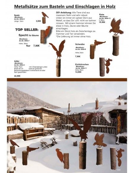 Frühling / Ostern Edelrost Deko Katalog 2019 gratis mit tollen Gartendeko Rost Ideen 

Momentan als Print  vergriffen! Bitte n