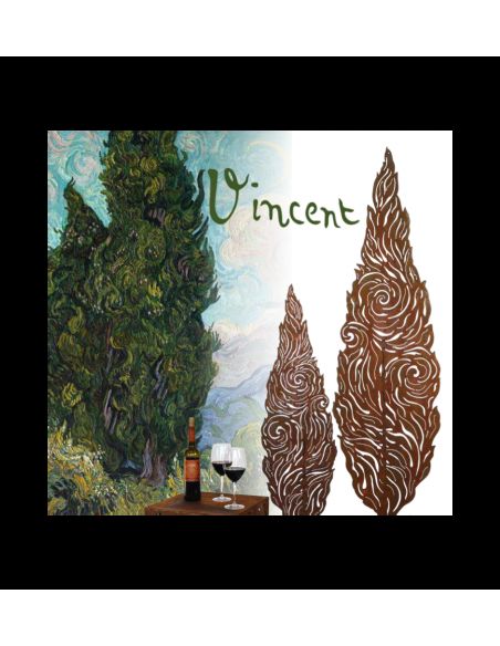 Bäume Deko Baum Zypresse - Vincent - 147 cm hoch - Metallbaum Kunstobjekt 

Wie bei van Gogh ist diese Zypresse ein wahres Kun
