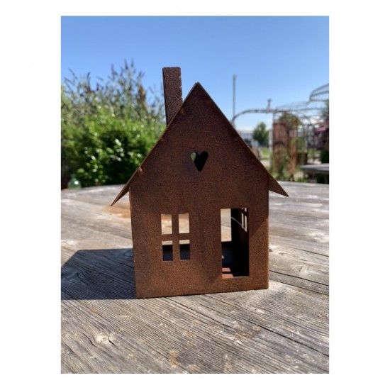 Neuheiten Gerry's Garden Windlicht Haus klein 15 cm hoch - Teelichthaus für den Garten 

Stellfläche 10 x 10 cm
Höhe 15 cm

