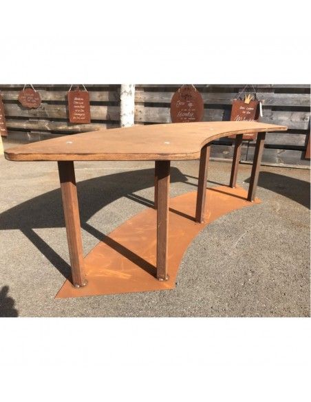 Grillstellen + große Gartengrills Gebogene Gartenbank mit Holzablage - Circle-Set - Bank - 160 cm Breit Diese wetterfeste stabil Grillstellen + große Gartengrills Gebogene Gartenbank mit Holzablage - Circle-Set - Bank - 160 cm Breit Diese wetterfeste stabil