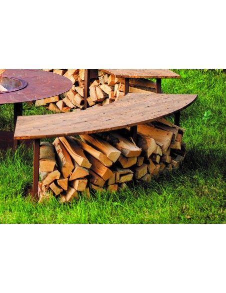 Grillstellen + große Gartengrills Gebogene Gartenbank mit Holzablage - Circle-Set - Bank - 160 cm Breit Diese wetterfeste stabil Grillstellen + große Gartengrills Gebogene Gartenbank mit Holzablage - Circle-Set - Bank - 160 cm Breit Diese wetterfeste stabil