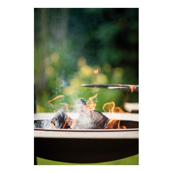 Feuerschalen Feuerstelle Circle Komplett Set inkl. Schwenk-Grill und Bänken- Garten Grillstelle Dieser großer Grillpatz für Zuha