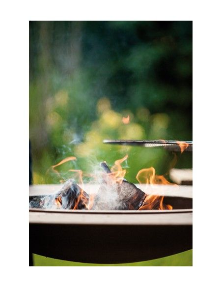 Feuerschalen Feuerstelle Circle Komplett Set inkl. Schwenk-Grill und Bänken- Garten Grillstelle Dieser großer Grillpatz für Zuha