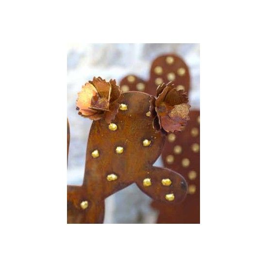 Blumen und Bäume Kaktus mit Goldpunkten 100 cm hoch Kaktus mit drei Blüten
Höhe: 100 cm
3 mm Stahl