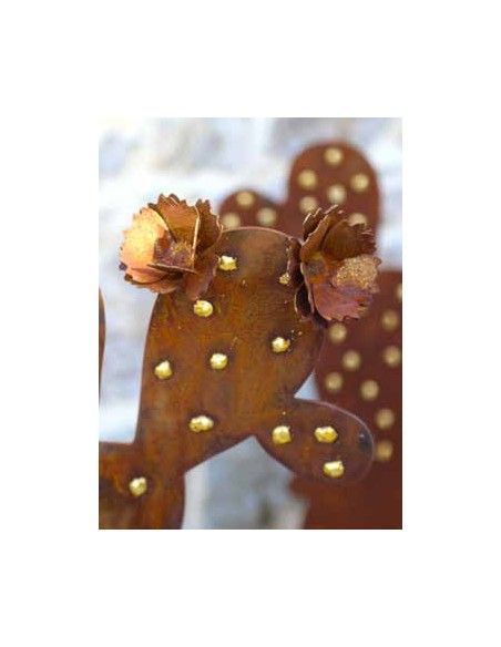 Blumen und Bäume Kaktus mit Goldpunkten 100 cm hoch Kaktus mit drei Blüten
Höhe: 100 cm
3 mm Stahl