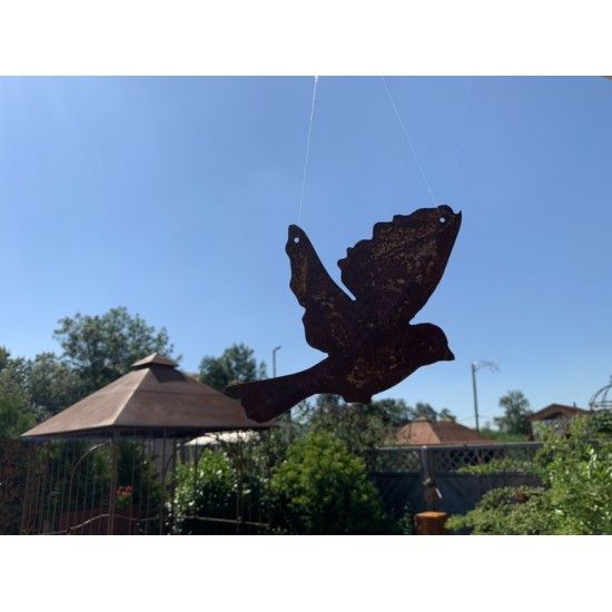 Vogel Deko Deko fliegender Vogel zum Hängen Variante C Höhe 20,5 cm - Deko zum Hängen Höhe 20,5 cm
Breite 15,5 cm
Stahl 1 mm