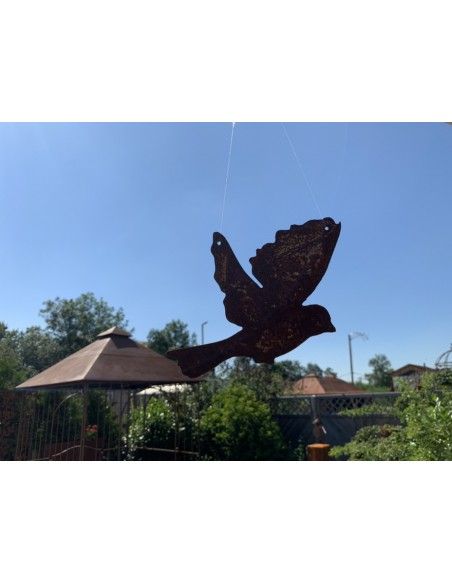 Vogel Deko Deko fliegender Vogel zum Hängen Variante C Höhe 20,5 cm - Deko zum Hängen Höhe 20,5 cm
Breite 15,5 cm
Stahl 1 mm
 Vogel Deko Deko fliegender Vogel zum Hängen Variante C Höhe 20,5 cm - Deko zum Hängen Höhe 20,5 cm
Breite 15,5 cm
Stahl 1 mm