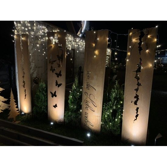 Sichtschutz Schmal bis 50 cm Sichtschutz schmal mit Riss Höhe 200 cm - Deko Stele für Hauseingänge Dieser schmale Sichtschutz  i