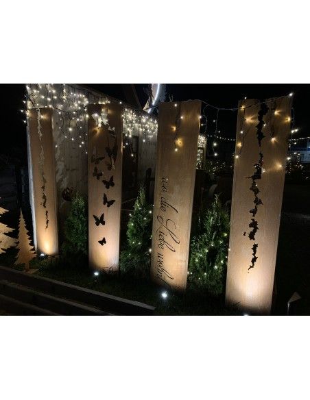 Sichtschutz Schmal bis 50 cm Sichtschutz schmal mit Riss Höhe 200 cm - Deko Stele für Hauseingänge Dieser schmale Sichtschutz  i