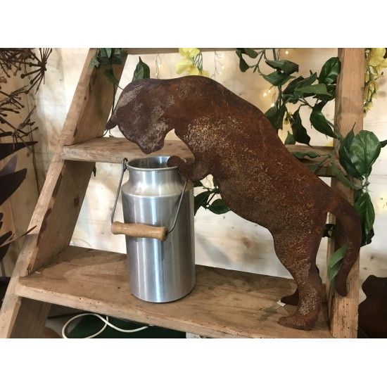 Deko Katzen und Mäuse Mittlere Deko Katze zum Einhängen in Topf, Gießkanne etc. - 40 cm - Gr. 3 Diese mittlere Deko Katze ist ei