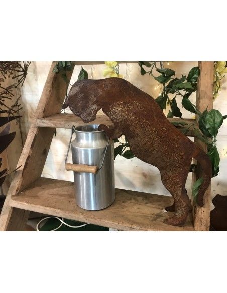 Deko Katzen und Mäuse Mittlere Deko Katze zum Einhängen in Topf, Gießkanne etc. - 40 cm - Gr. 3 Diese mittlere Deko Katze ist ei