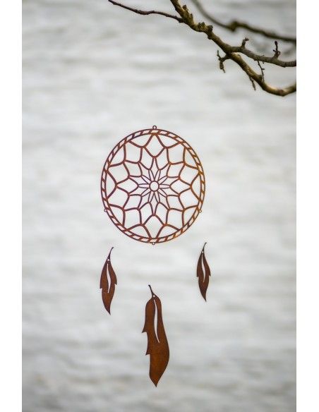 Bastelsatz Traumfänger Metall für den Garten - zum selber fädeln Windspiel Traumfänger ø 20cm Blätter12/18cm Bastelsatz Traumfänger Metall für den Garten - zum selber fädeln Windspiel Traumfänger ø 20cm Blätter12/18cm