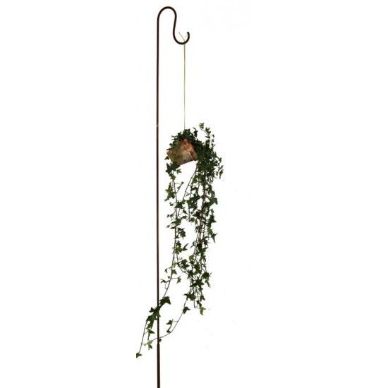 Gartenstecker Rost Gartenstecker mit Haken -  Höhe 150 cm Edelrost Gartenstecker mit Haken zum Aufhängen von Gartendeko
Höhe 15