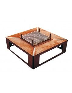 Rost Feuerstelle für das Grillset 'Friendship'  Höhe 39 cm, Länge 121 x 121 cm