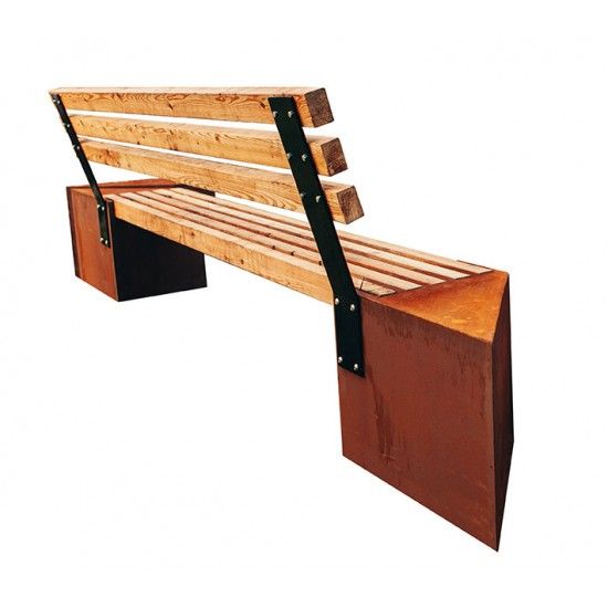 Friendship Bank für Feuerstelle, Höhe 77cm Länge 250 cm