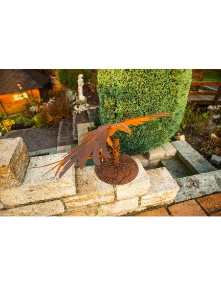 Deko Seeadler 3D aus Metall - Höhe 45 cm - Breite 94 cm - Tiefe 41 cm