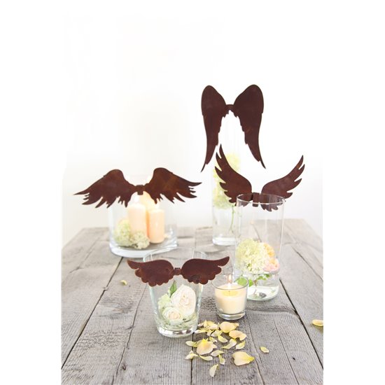 Lange Engelsflügel zum Einhängen 17 x 20 cm (klein)