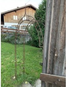 Rost Rosenbogen doppelt für Wand - Höhe 240 cm 2