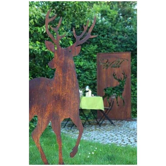 Start Hirsch von vorne auf Stab, Größe 2, Höhe 95 cm, Breite 41 cm Hirsch von vorne auf Stab
Größe 2
Höhe 95 cm
Breite 41 cm
