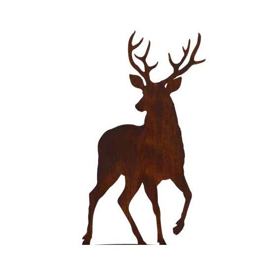 Start Hirsch von vorne auf Stab, Größe 2, Höhe 95 cm, Breite 41 cm Hirsch von vorne auf Stab
Größe 2
Höhe 95 cm
Breite 41 cm
