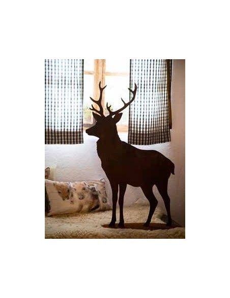 Hirsche, Wildtiere und Waldbewohner Stehender Deko Hirsch seitlich - klein - Höhe 43 cm, Breite 21 cm mit Standplatte 
Dieser D Hirsche, Wildtiere und Waldbewohner Stehender Deko Hirsch seitlich - klein - Höhe 43 cm, Breite 21 cm mit Standplatte 
Dieser D