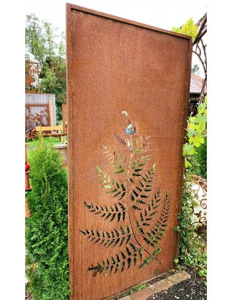 Sichtschutzwände und Paravents Farn Sichtschutwand Höhe 200 cm Breite  100 cm mit Umrandung - Paravent Unsere Paravents und Sich Sichtschutzwände und Paravents Farn Sichtschutwand Höhe 200 cm Breite  100 cm mit Umrandung - Paravent Unsere Paravents und Sich