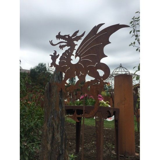 Gartenstecker Gartenstecker Drache 55 cm mit Stab - Zweiteilig Breite 55 cm
Höhe 58 cm
wird mit Stabverlängerung 100 cm gelief