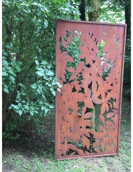 sonstige Blumen Sichtschutzwand Metall Blätter 200 cm hoch 100 cm breit - Blattwerk Paravent 





ausgefallener 2 m hoher