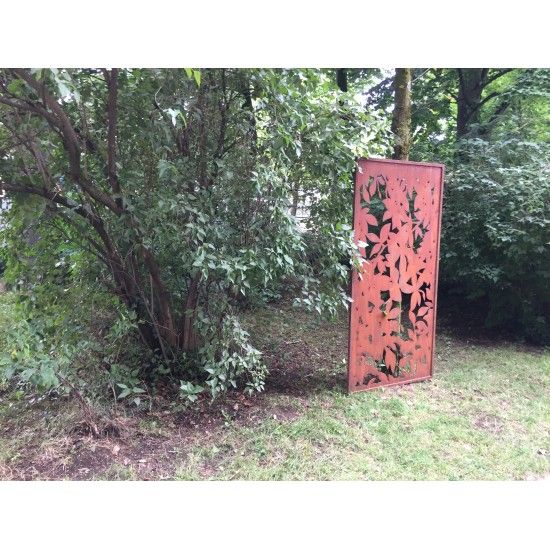 sonstige Blumen Sichtschutzwand Metall Blätter 200 cm hoch 100 cm breit - Blattwerk Paravent 





ausgefallener 2 m hoher