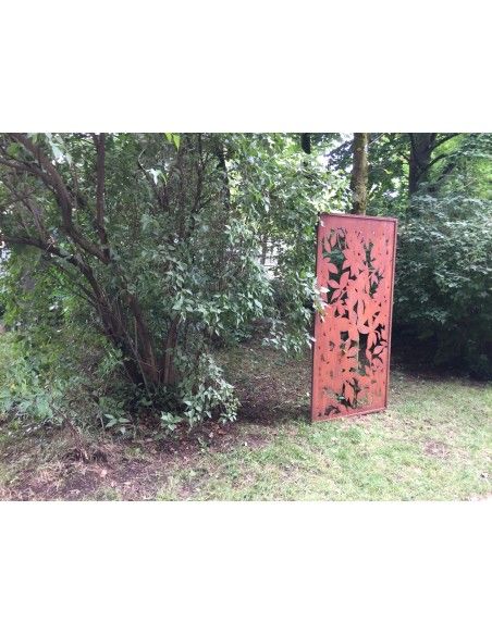 sonstige Blumen Sichtschutzwand Metall Blätter 200 cm hoch 100 cm breit - Blattwerk Paravent 





ausgefallener 2 m hoher