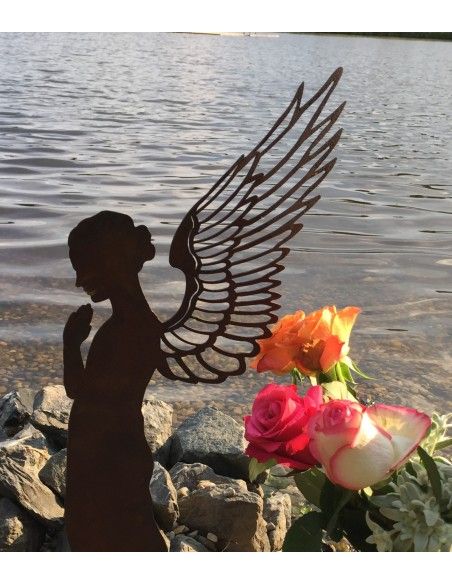 Engelfiguren kaufen und Engel Bastel-Ideen Engelfigur Santine Höhe 55 cm - anmutiger Engel mit betenden Händen Höhe 55 cm
Breit