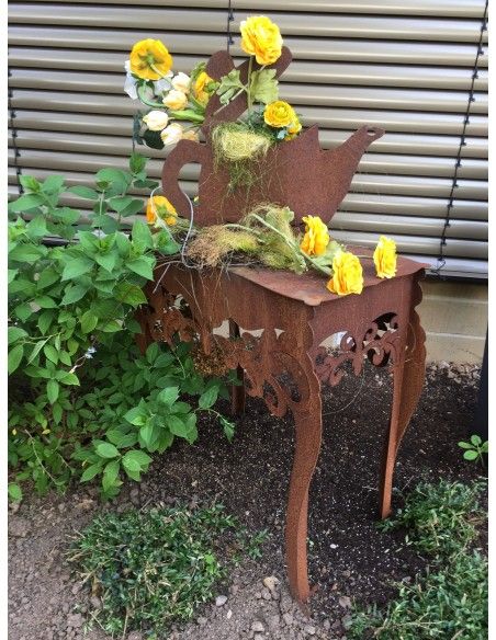 Tische, Stühle und Möbel Tisch - Barock - hoch, H 97 cm, B 71 cm, T 40 cm Tisch "Barock"
Höhe 97 cm,
Breite 71 cm,
Tiefe 40 c