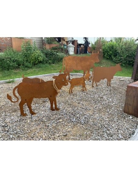 Allgäu Deko XXL Kalb 140 cm lang x 100  cm hoch 
Höhe 100 cm
Länge 140 cm
aus rostigem Metall
 Allgäu Deko XXL Kalb 140 cm lang x 100  cm hoch 
Höhe 100 cm
Länge 140 cm
aus rostigem Metall